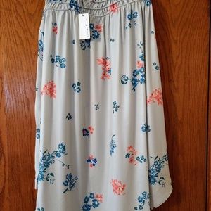 Grey floral skirt or dress